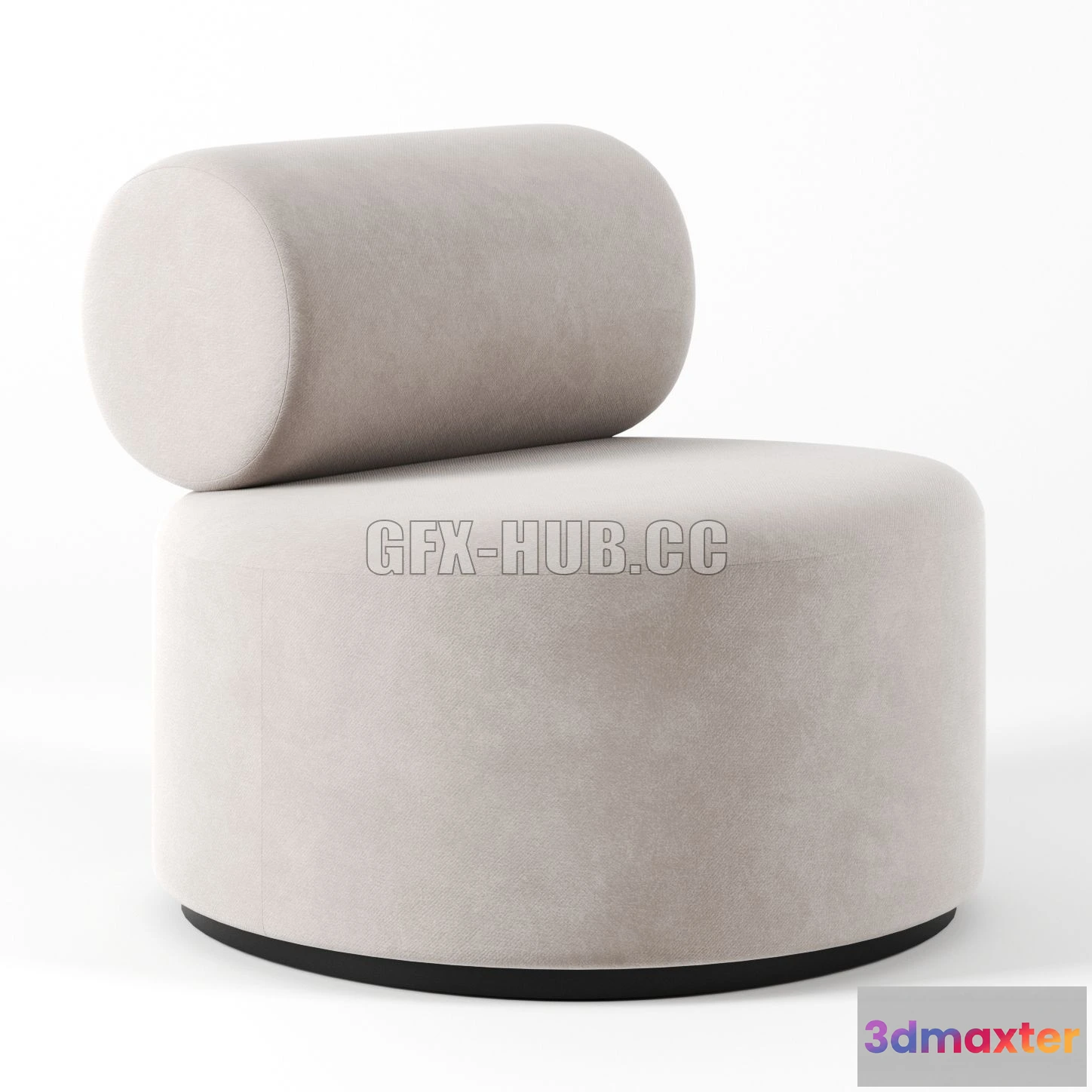 1204352 - FURNITURE 3D MODELS - Sinclair Lounge Chair by Fest