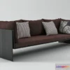 1204390 - FURNITURE 3D MODELS - Slim Line 4-seater