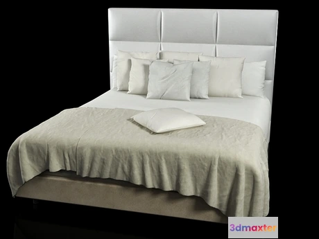 1204456 - FURNITURE 3D MODELS - Spain bed