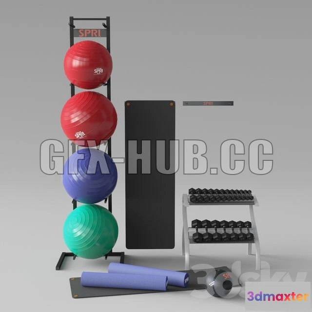 1204472 - FURNITURE 3D MODELS - SPRI Sports Equipment