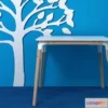 1204504 - FURNITURE 3D MODELS - Steelwood Table