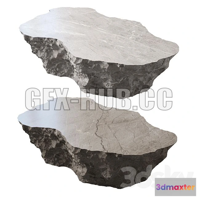 1204512 - FURNITURE 3D MODELS - Stone Table N3