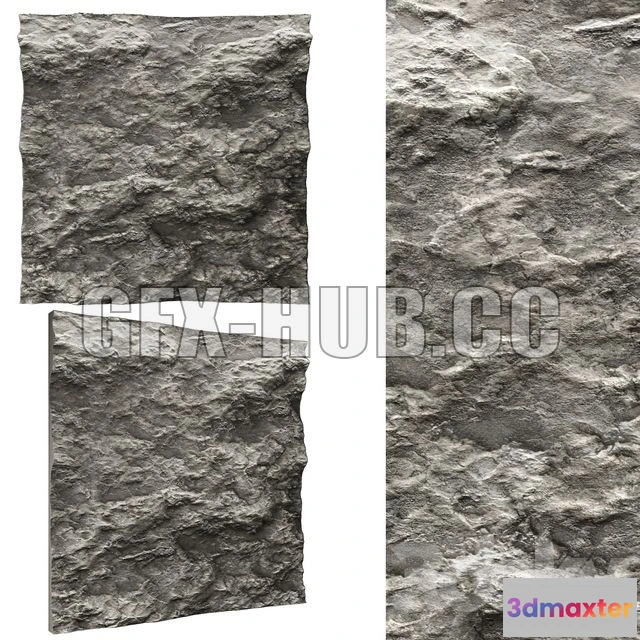 1204516 - FURNITURE 3D MODELS - Stone Wall No 3