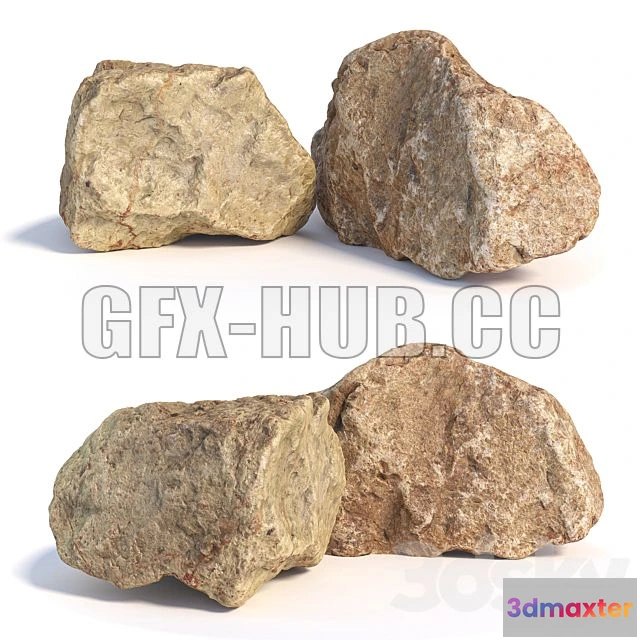 1204522 - FURNITURE 3D MODELS - Stones 136