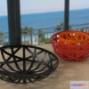 1204542 - FURNITURE 3D MODELS - Strip leather baskets