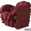 1204548 - FURNITURE 3D MODELS - Stripe and Red Beaver