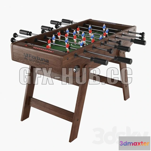 1204630 - FURNITURE 3D MODELS - Table Football Fortuna Sherwood FDH 430
