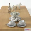 1204642 - FURNITURE 3D MODELS - table set 01 p4656