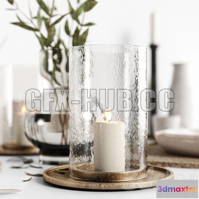 1204662 - FURNITURE 3D MODELS - Tableware 02