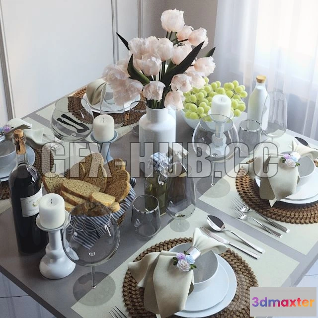 1204666 - FURNITURE 3D MODELS - Tableware 6