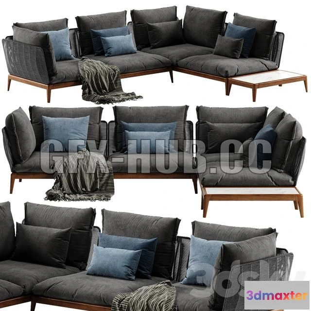 1204668 - FURNITURE 3D MODELS - Talenti Cruise Sofa 2