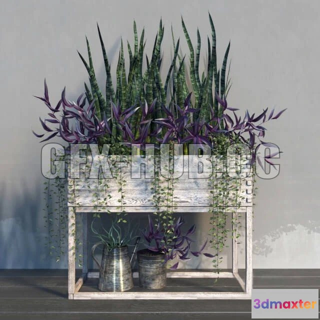 1204704 - FURNITURE 3D MODELS - Terrace plants 21