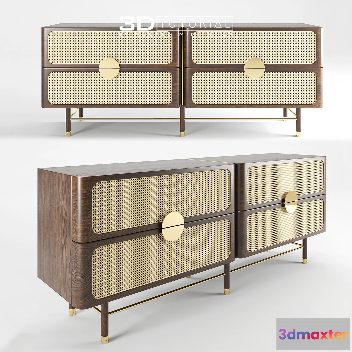 1204716 - FURNITURE 3D MODELS - The Cole sideboard modelbyNguyenMinhKhoa