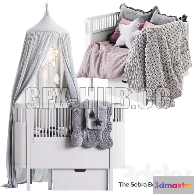 1204722 - FURNITURE 3D MODELS - The Sebra Bed