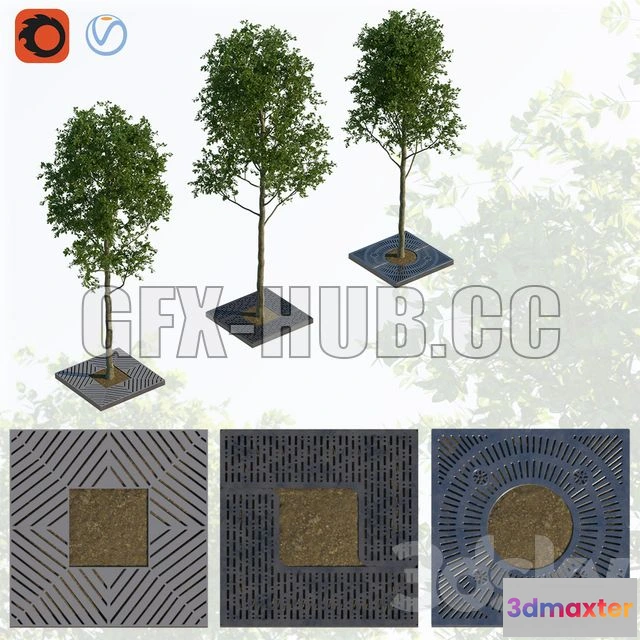 1204810 - FURNITURE 3D MODELS - Trees and Lattice