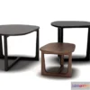 1204824 - FURNITURE 3D MODELS - Tridente coffee tables