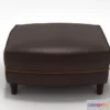 1204846 - FURNITURE 3D MODELS - Tuileries ottoman