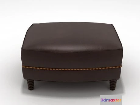 1204846 - FURNITURE 3D MODELS - Tuileries ottoman