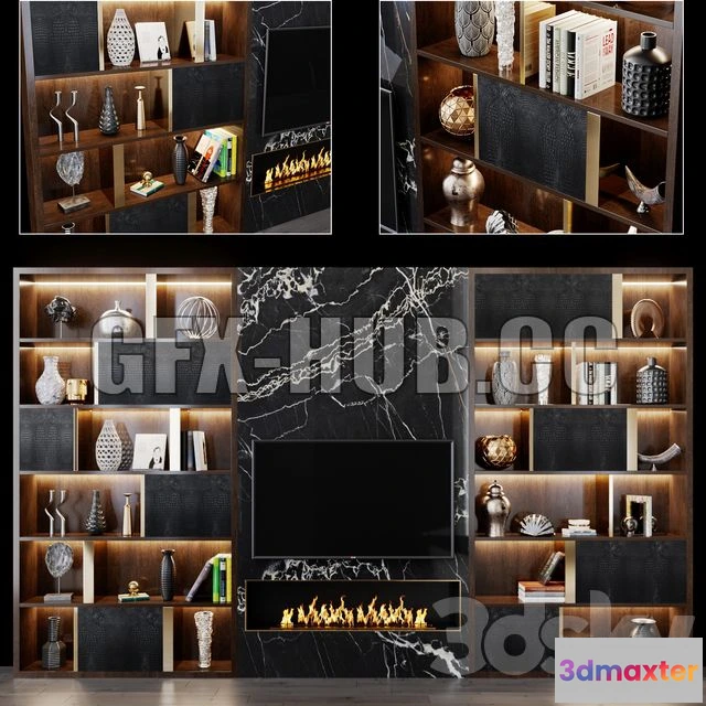 1204862 - FURNITURE 3D MODELS - Tv Set 133