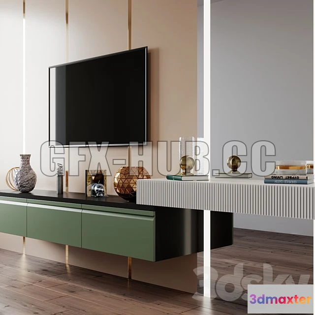 1204866 - FURNITURE 3D MODELS - Tv Set 177