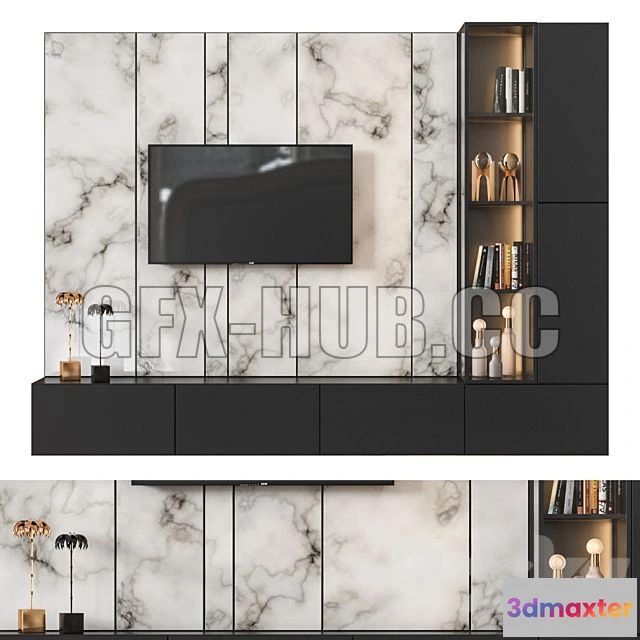 1204872 - FURNITURE 3D MODELS - TV Wall 05