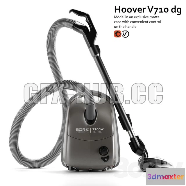 1204926 - FURNITURE 3D MODELS - Vacuum cleaner BORK V710 dg