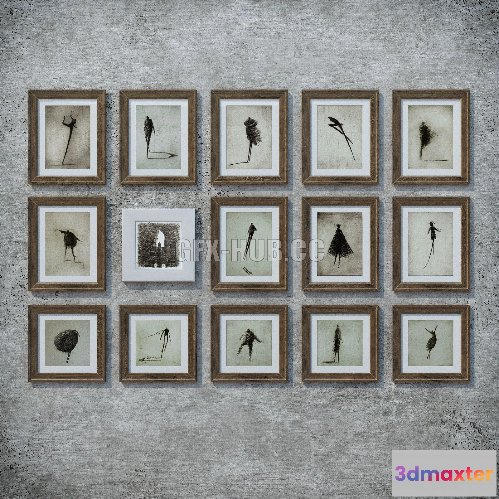 1204932 - FURNITURE 3D MODELS - Valdas Misevicius sketches set