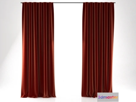 1204952 - FURNITURE 3D MODELS - Velvet Drapery