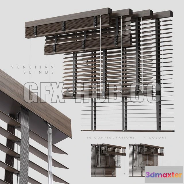 1204960 - FURNITURE 3D MODELS - Venetian Blinds 1