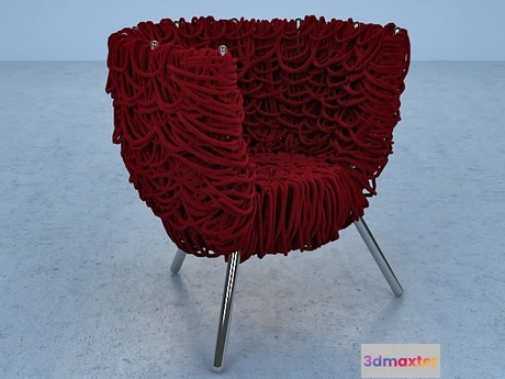 1204972 - FURNITURE 3D MODELS - Vermelha