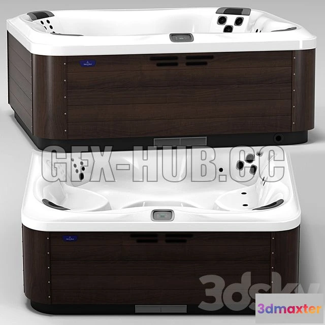 1204996 - FURNITURE 3D MODELS - Villeroy & Boch Comfort Line Hot Tub