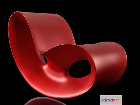 1205020 - FURNITURE 3D MODELS - Voido Rocking Chair