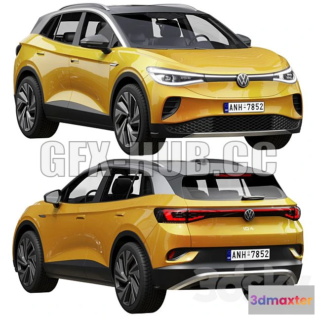 1205032 - FURNITURE 3D MODELS - Volkswagen ID4 2021