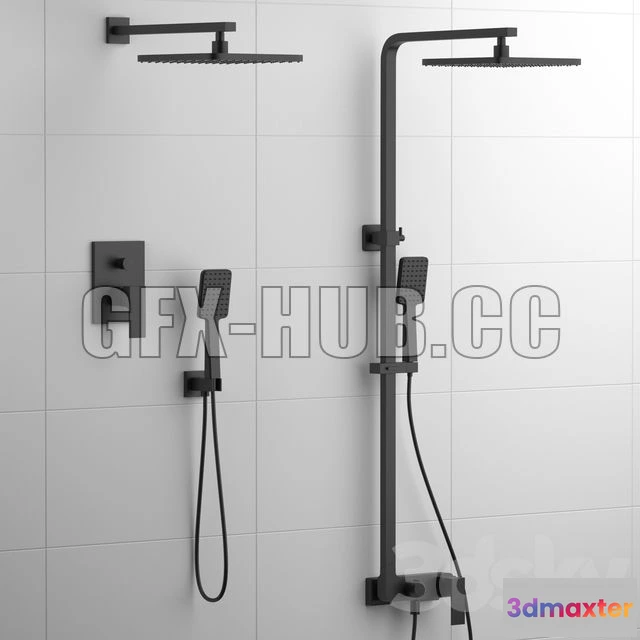 1205034 - FURNITURE 3D MODELS - Volle De La Noche Shower Set