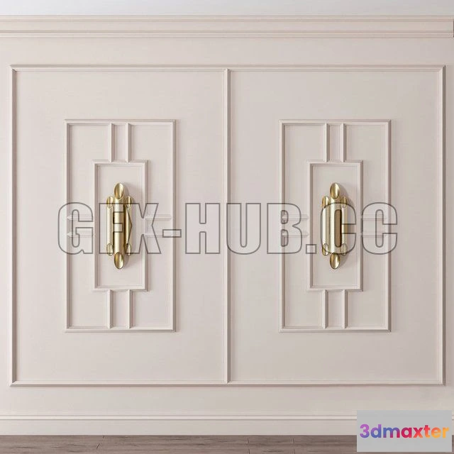 1205056 - FURNITURE 3D MODELS - Wall molding 6