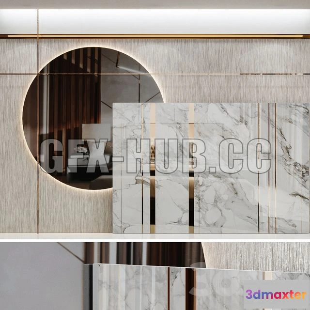 1205066 - FURNITURE 3D MODELS - Wall Panel