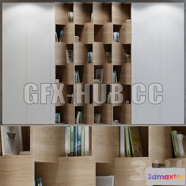 1205070 - FURNITURE 3D MODELS - Wardrobe Rack 04