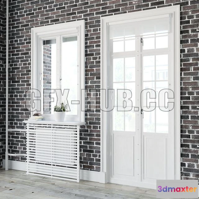 1205128 - FURNITURE 3D MODELS - Windows in Scandinavian Style 1