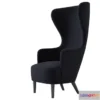 1205134 - FURNITURE 3D MODELS - Wingback