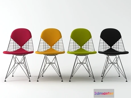 1205136 - FURNITURE 3D MODELS - Wire Chair DKR