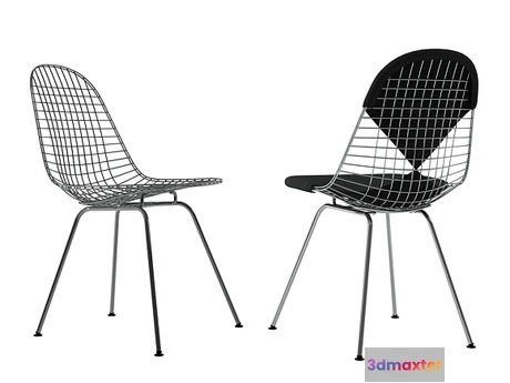 1205138 - FURNITURE 3D MODELS - Wire Chair DKX