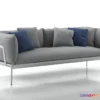1205198 - FURNITURE 3D MODELS - Yale sofa