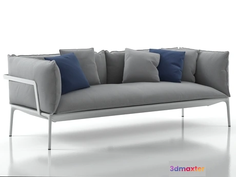 1205198 - FURNITURE 3D MODELS - Yale sofa