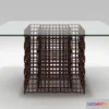 1205202 - FURNITURE 3D MODELS - Yin & Yang Dining Table