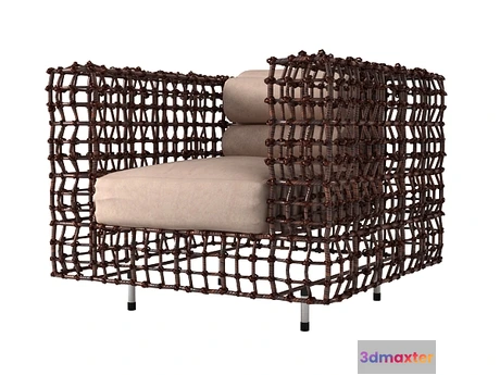 1205204 - FURNITURE 3D MODELS - Yin & Yang Easy Armchair