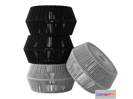 1205240 - FURNITURE 3D MODELS - ZigZag puff