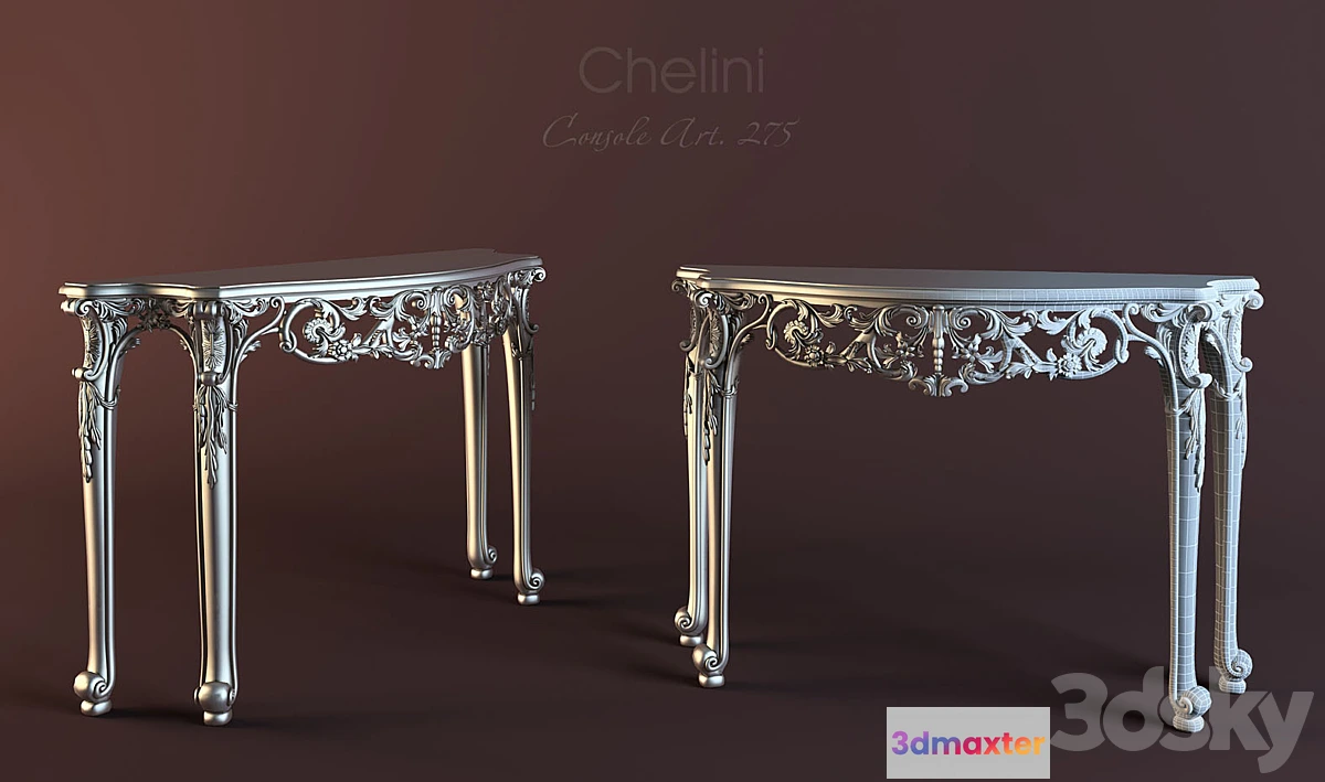 1269151 - Chelini Console 275 3D Max