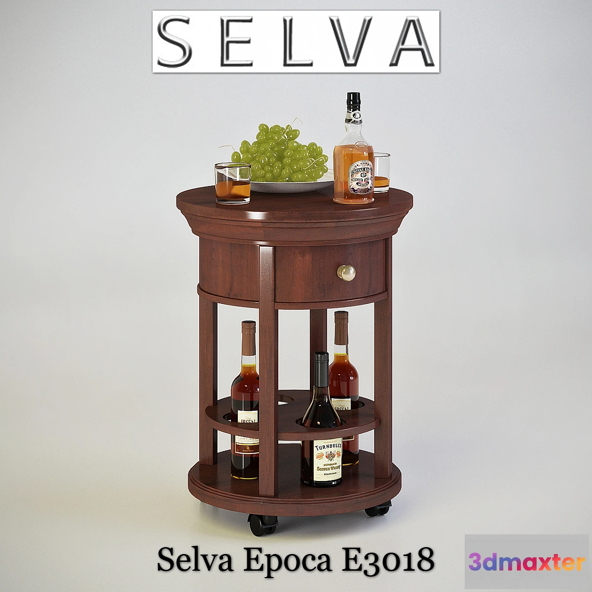 1271309 - Minibar Selva Epoca E3018 - No.2 3D Max