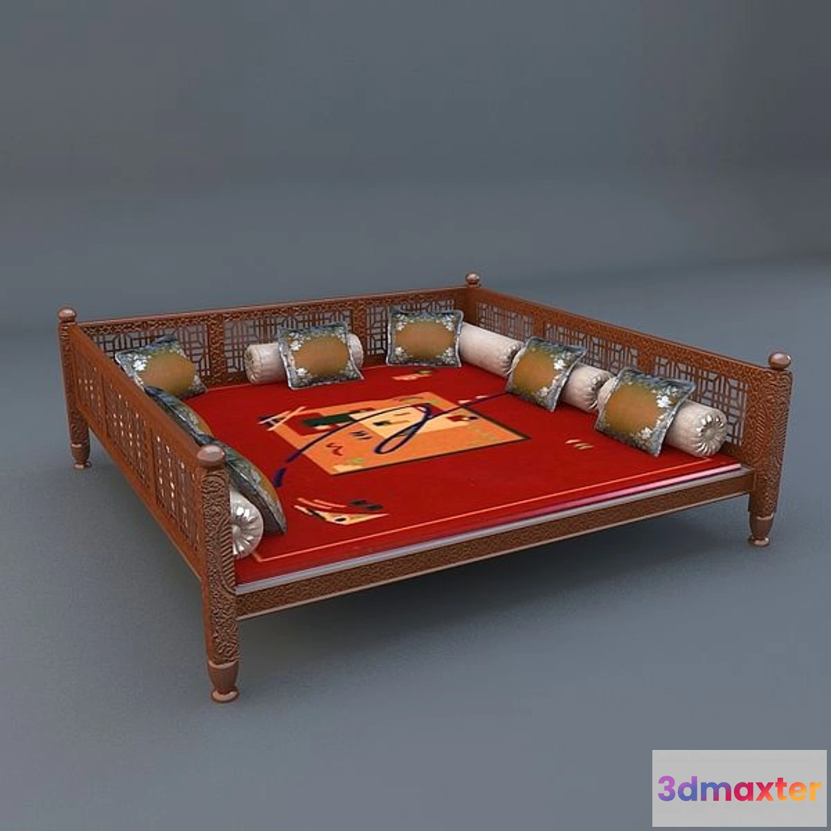 1272516 - trestle-bed 3D Max