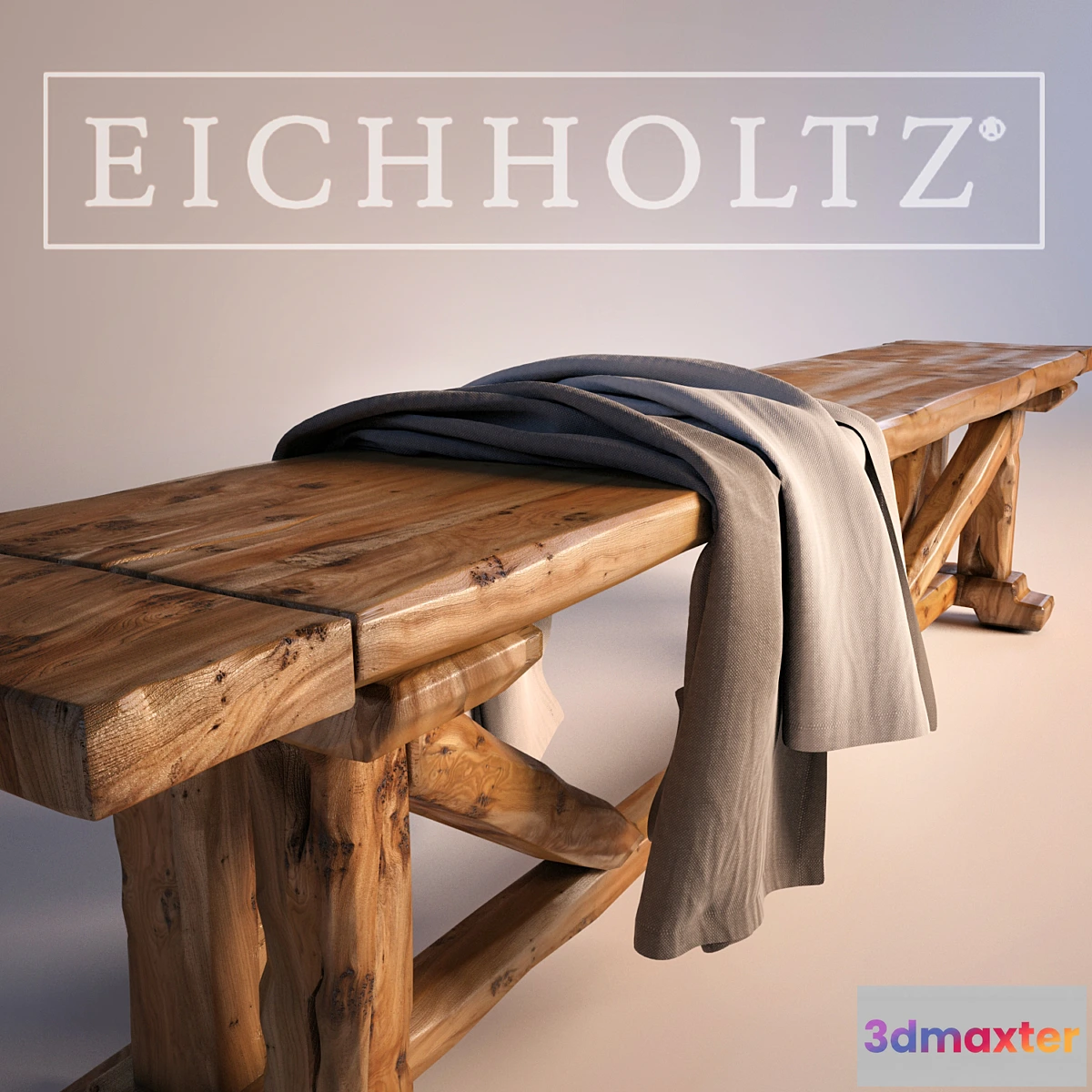 1276638 - Eichholtz Bench Particulier 3D Max